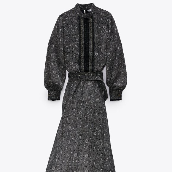Zara Limited Edition Print Dress - Picture 6 of 10